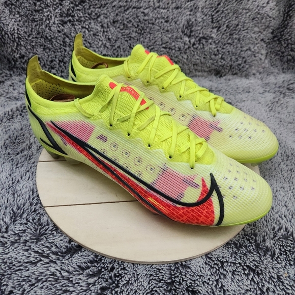Nike Mercurial Vapor 14 Elite SG-Pro AC Volt' CV0988-761 Men’s Size 12.5 - Picture 1 of 9